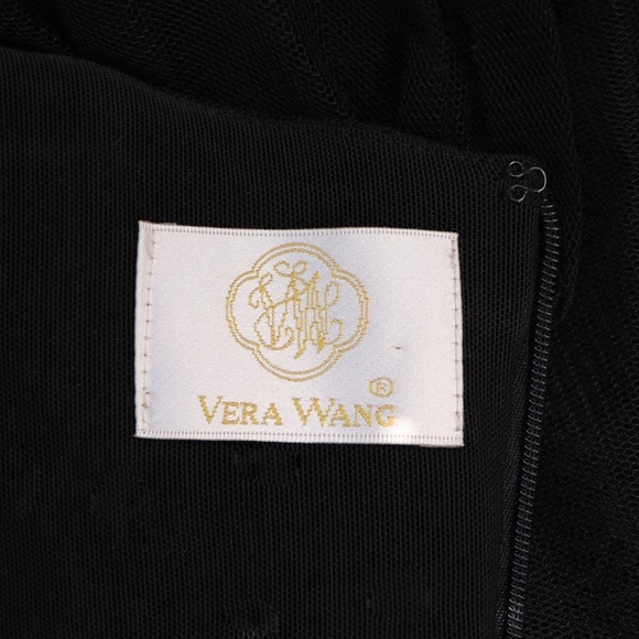 VERA WANG RUCHED BODICE TULLE GOWN - Picture 3 of 3